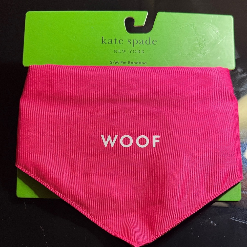 Kate Spade Vibrant Reversible Pink Pet Bandana